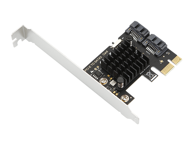 PCIe转2口SATA6G扩展卡,PA61S21