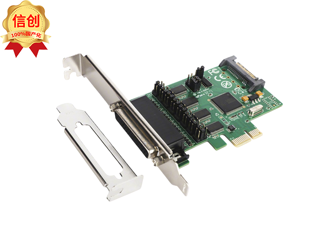 PCIe转4口RS-232多串口卡 银行金融 带TTL电平，IO-PCE384T-PR4S