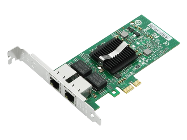 乐扩PCIe转双口千兆服务器网卡 ,Intel 82576芯片