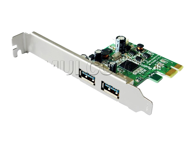 PCIe转2口USB3.0扩展卡，MM-PCEUSB3.0-2U