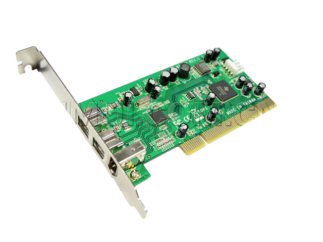 PCI转1394口视频采集卡，11394A口+2个1394B，IO-PCI8280-2B1A