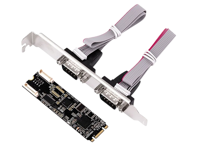M.2转RS232 + RS232/422/485串口卡，IO-ADA15070