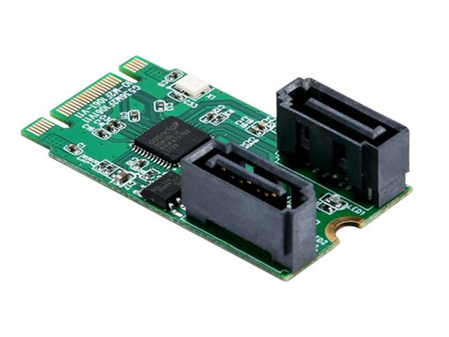 M.2(PCIe)转2口SATA6G阵列卡，IO-M2F1061R-2IR