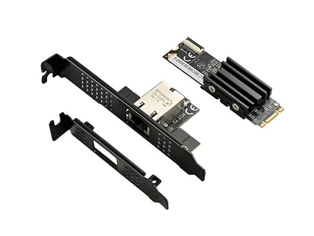 乐扩M.2(B+M Key)转单口万兆10G以太网网卡,AQC113芯片