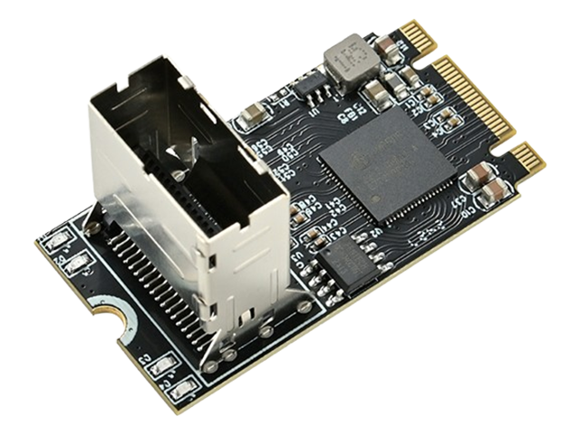 M.2(PCIe3.0) 转4口SATA6G扩展卡，IO-M2F5850-4I