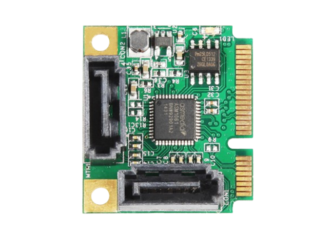 Mini PCIe转2口SATA6G扩展卡，IO-MPCE1061-2I