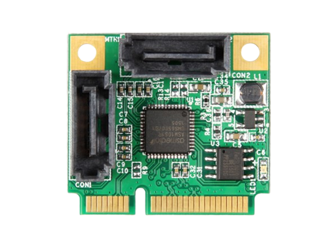 Mini PCIe转2口SATA3/6G阵列卡，IO-MPCE1061R-2IR