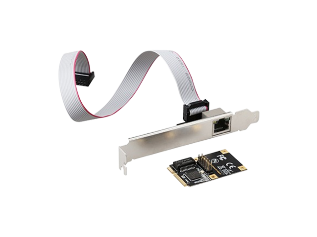 乐扩Mini PCIe转单口千兆以太网卡,Intel I210AT芯片