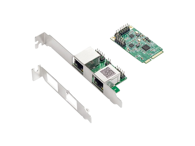 乐扩Mini PCIe 转双千兆以太网网卡,RTL8111H芯片