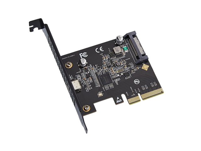 PCIe转USB3.2(20GB)USB-C扩展卡，IO-PCE3242-1C
