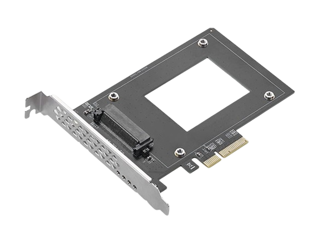 PCIe4.0 x4转2.5&quot NVMe SSD U.2(SFF-8639)扩展卡，IO-PCE8639-U2