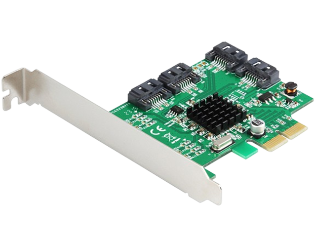 PCIe转4口SATA3/6G硬阵列卡，IO-PCE9230-4IR