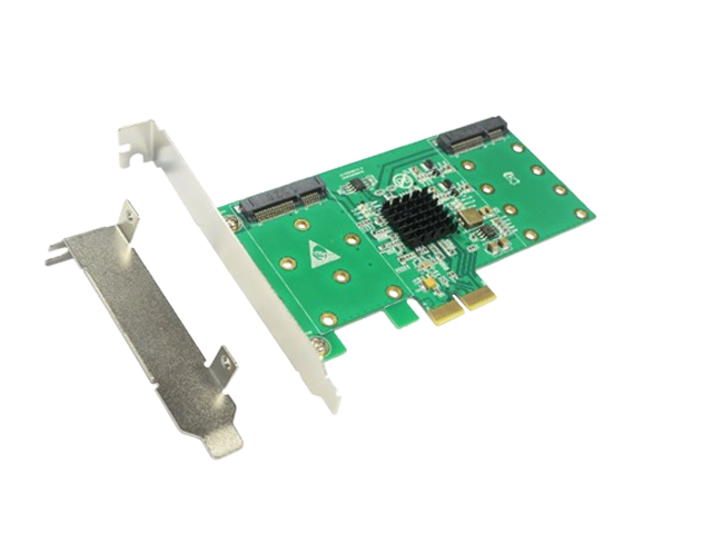 PCIe2.0转4个mSATA 转接卡，IO-PCE9230-4MR