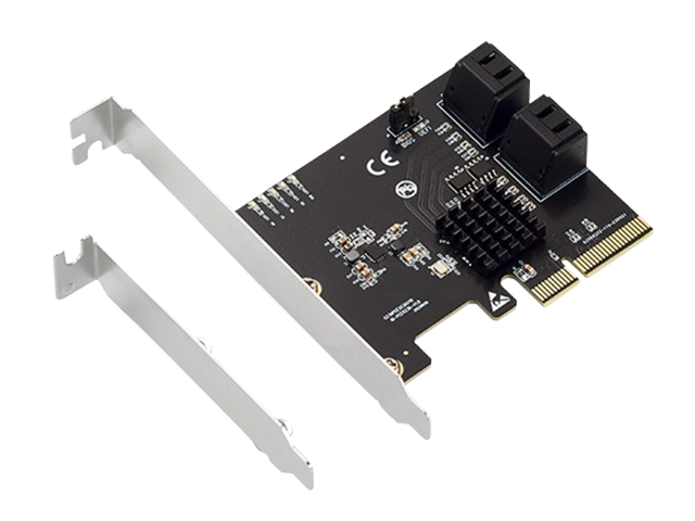 PCIe2.0转4口SATA6G RAID扩展卡，IO-PCE9236-4IR