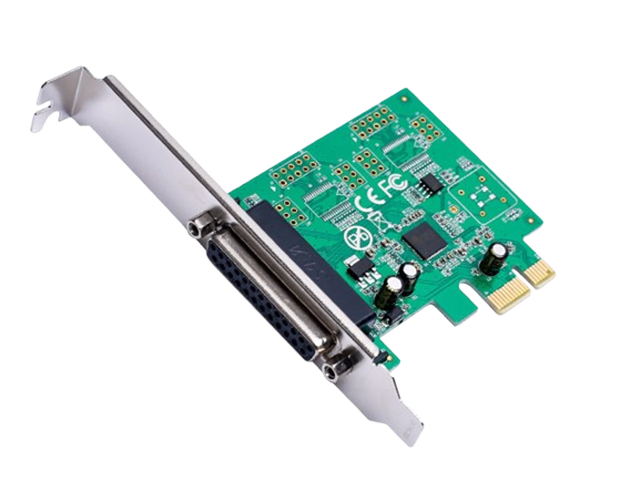 PCIe转打印并口卡 AX99100芯片，IO-PCE99100-1P