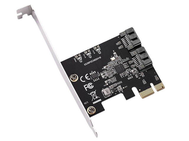 PCIe3.0转2口SATA6G扩展卡，IO-PEX40148