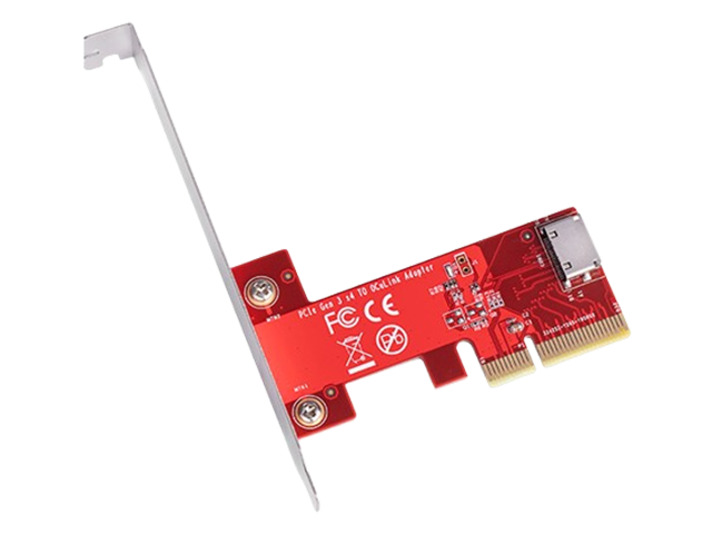 PCIe3.0X4转Oculink（SFF-8612）适配器，IO-PEX86120