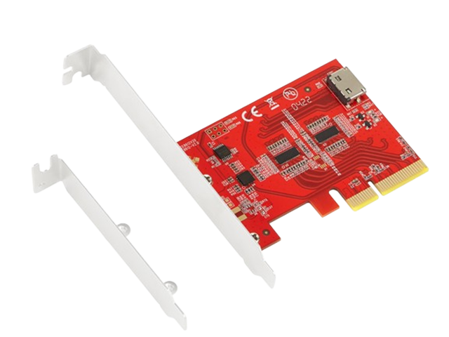 PCIe4.0x4转Oculink SFF-8612适配器,IO-PEX86122