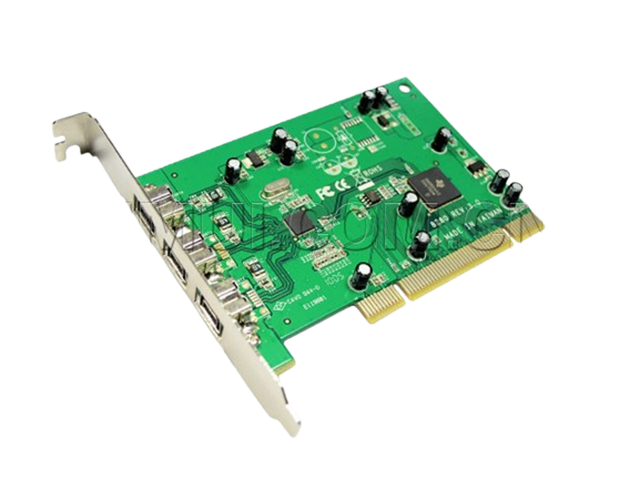 3口PCI 1394视频采集卡，3个1394B口，TI8280芯片，IO-PIO8280-3B