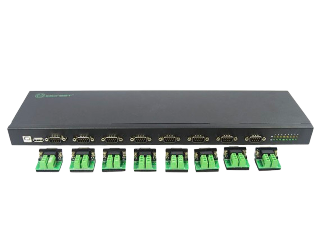 USB转8口RS422/485接口转换器 FTDI芯片，IO-U24232A-8S