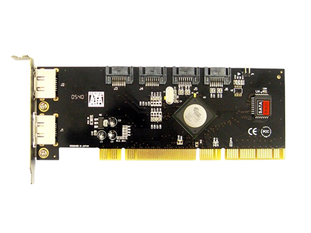 PCI-X 64位 转4SATA阵列卡，MM-SA3124-2E2R