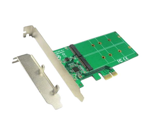 乐扩PCIe转NGFF M.2 Key-B扩展阵列卡，IO-PCE1061-2NR